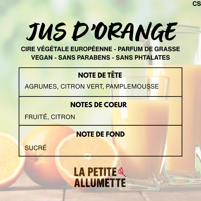 Pas un zest - jus d'orange