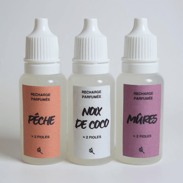 Les recharges pour fioles